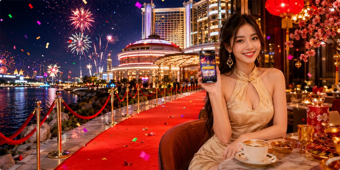 Pemain di Genting Highlands menggunakan aplikasi mudah alih gns3