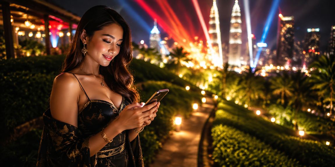 Pemain Kuala Lumpur mengakses kasino mudah alih gns3 dari telefon